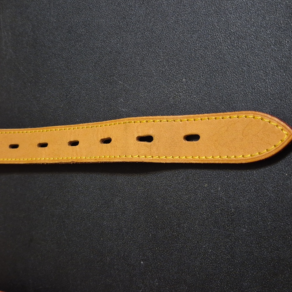 Louis Vuitton Tan Leather Strap with Gold Hardware - Picture 7 of 16